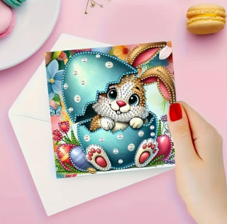 Preview: Diamond Painting 6 Stück Osterkarten